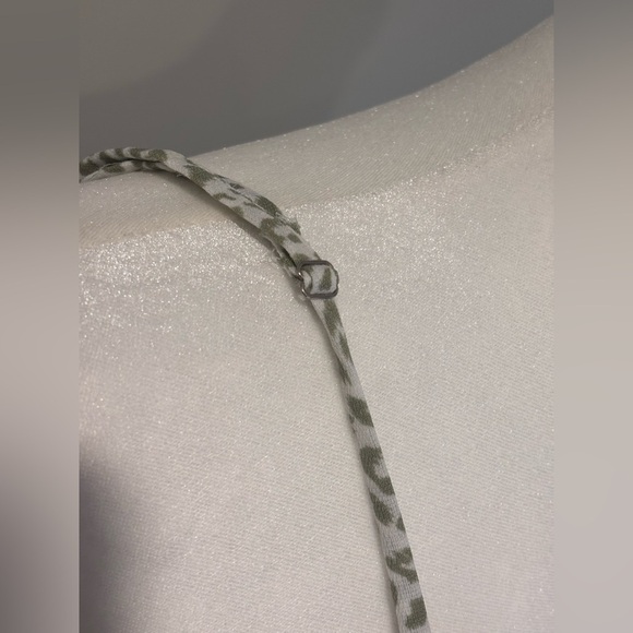 Altar'd State Green and White Leopard Print Mini Dress - Picture 9 of 13